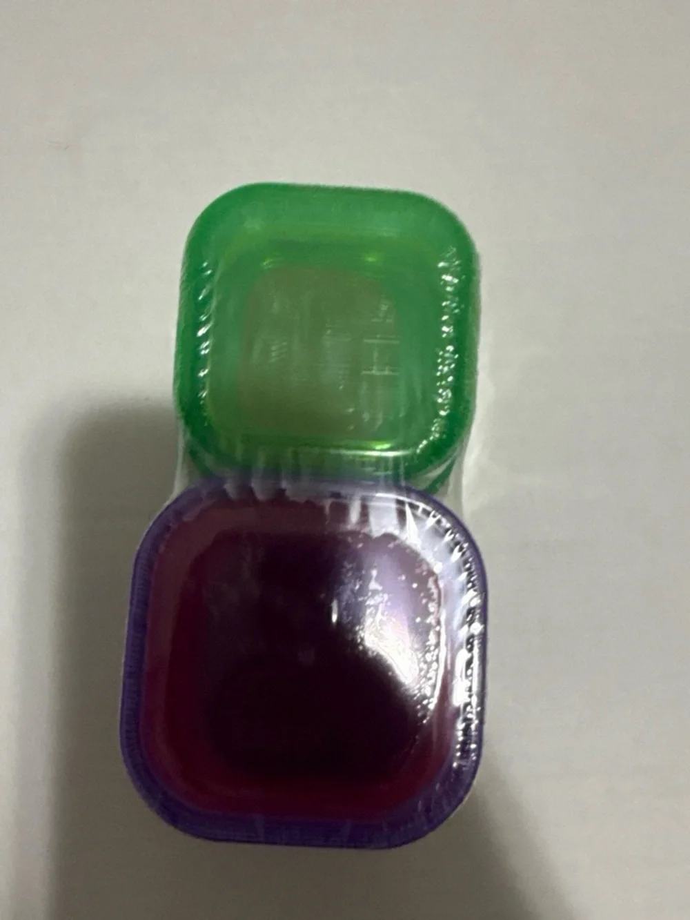 Portion-Control Container Stickers - Assorted Green & Purple